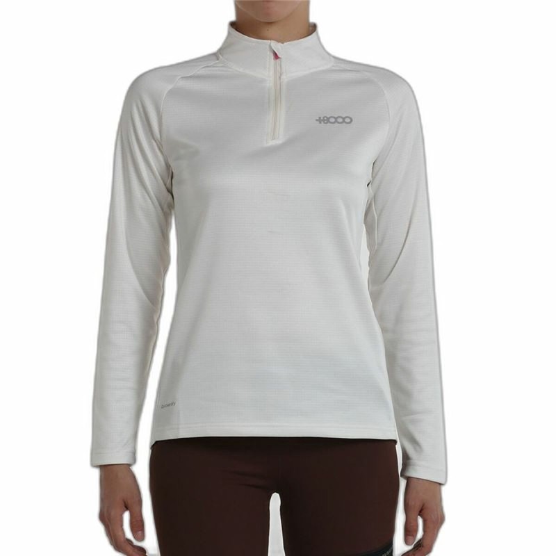 Maglia a Maniche Lunghe Donna +8000 Pagoeta Bianco Maglia a Maniche Lunghe Donna +8000 Pagoeta Bianco