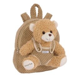 Zaino per Bambini Safta Orsetto di Peluche Marrone 23 x 27 x 7,5 cm