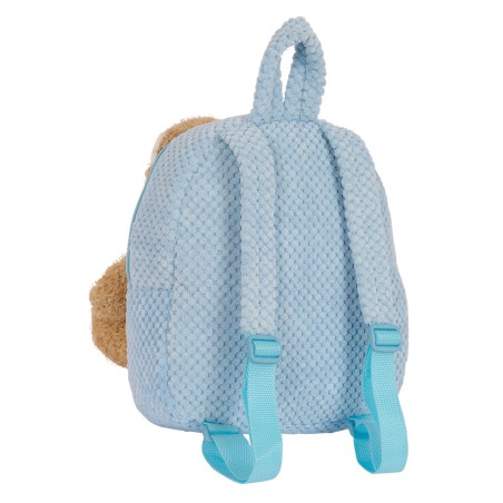 Zaino per Bambini Safta Orsetto di Peluche Azzurro 23 x 27 x 7,5 cm