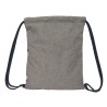 Zainetto con Cordini Kappa Dark navy Grigio Blu Marino 35 x 40 x 1 cm