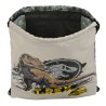 Zainetto con Cordini Jurassic World Warning Grigio 35 x 40 x 1 cm