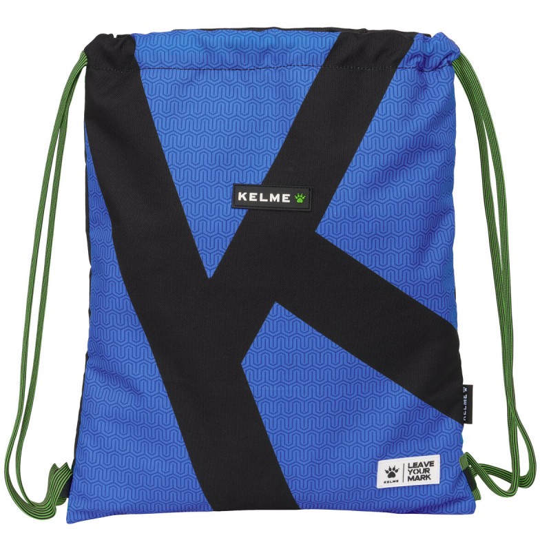Zainetto con Cordini Kelme Royal Azzurro Nero 35 x 40 x 1 cm Zainetto con Cordini Kelme Royal Azzurro Nero 35 x 40 x 1 cm