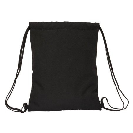 Zainetto con Cordini Kappa Black Nero 35 x 40 x 1 cm