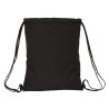 Zainetto con Cordini Kappa Black Nero 35 x 40 x 1 cm