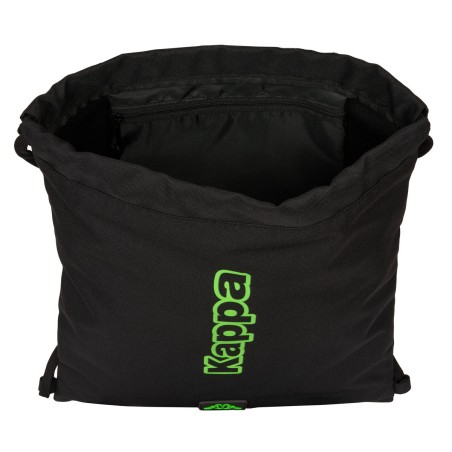 Zainetto con Cordini Kappa Black Nero 35 x 40 x 1 cm