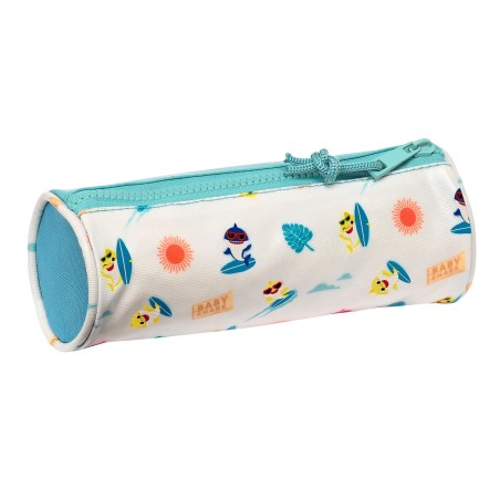 Astuccio Scuola Baby Shark Surfing Azzurro Bianco 20 x 7 x 7 cm