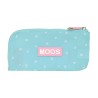 Astuccio Scuola Moos Butterflies Azzurro Chiaro 23 x 11 x 1 cm