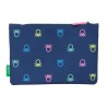 Astuccio Scuola Benetton Cool Blu Marino 23 x 16 x 3 cm