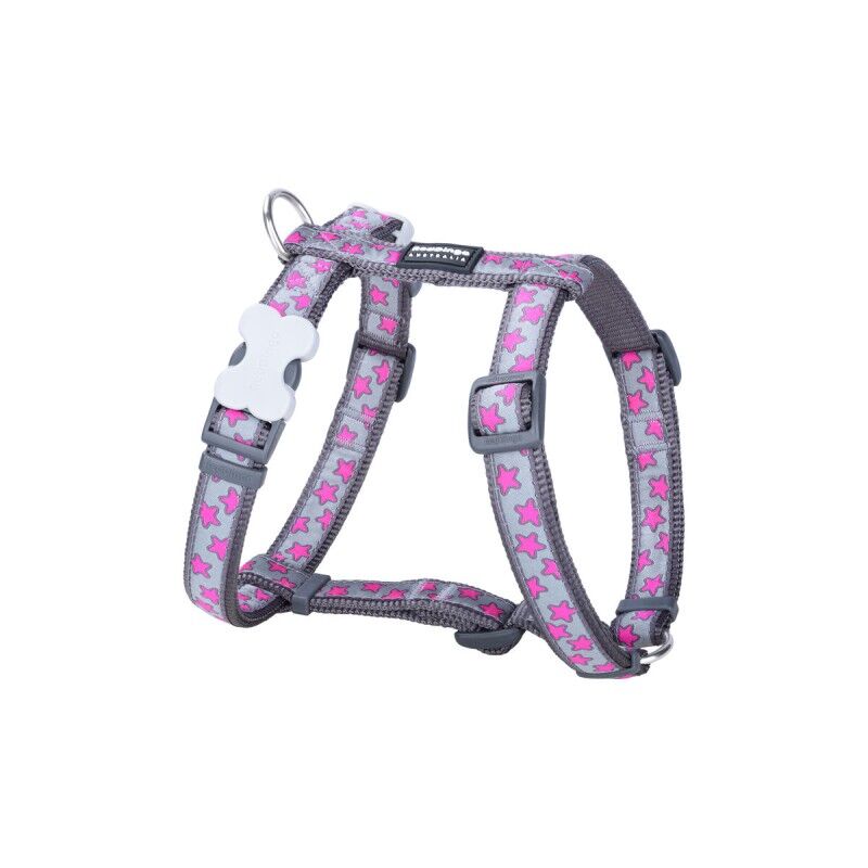 Imbracatura per Cani Red Dingo STYLE HOT PINK ON COOL GREY 36-54 cm 30-48 cm Imbracatura per Cani Red Dingo STYLE HOT PINK ON COOL GREY 36-54 cm 30-48 cm