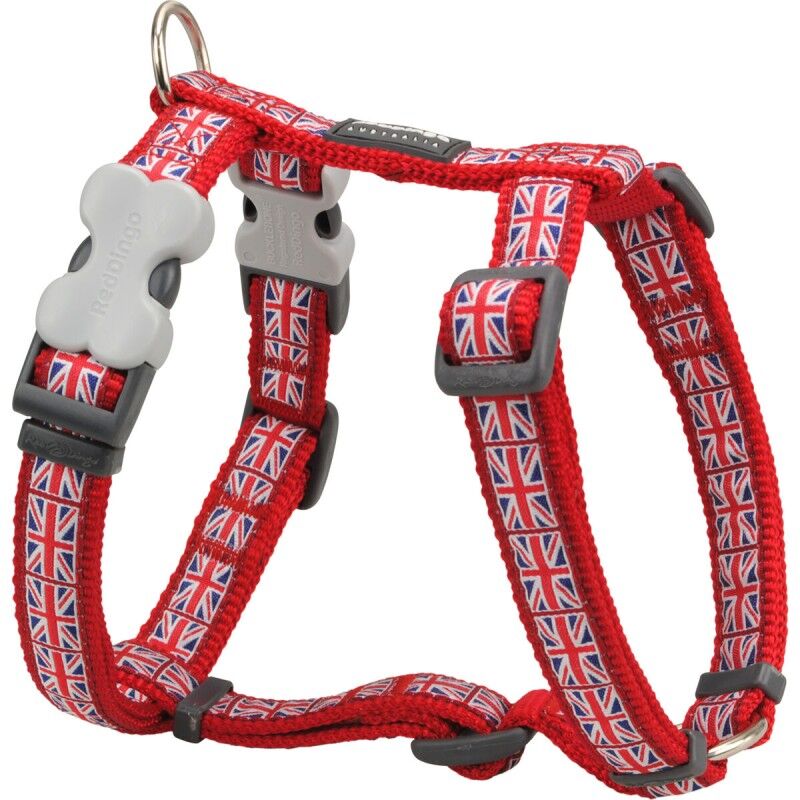 Imbracatura per Cani Red Dingo STYLE UNION JACK FLAG 45-66 cm Rosso 36-59 cm Imbracatura per Cani Red Dingo STYLE UNION JACK FLAG 45-66 cm Rosso 36-59 cm