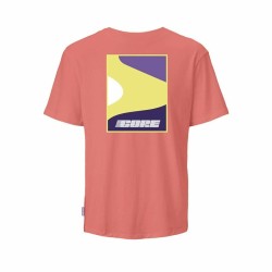 Maglia a Maniche Corte per Bambini Jack & Jones Jcofast Print Tee Ss  Arancio
