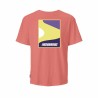 Maglia a Maniche Corte per Bambini Jack & Jones Jcofast Print Tee Ss  Arancio