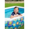Bestway Piscina Gonfiabile 3 Camere Floreale 229x152x56 cm +6 Anni Giardino 54120