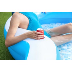 Bestway Piscina Gonfiabile 2 Camere Family 305x274x46 cm +3 Anni Giardino 54321