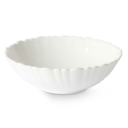 Ciotola Vivalto LSLW-60 Bianco Vetro opalino 15,5 x 5 x 15,5 cm (36 Unità)
