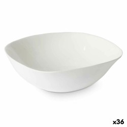 Ciotola Vivalto LFW-75 Bianco Vetro opalino Quadrato 17,5 x 6 x 17,5 cm (36 Unità)