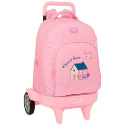 Zaino Scuola Safta Rosa 33 x 22 x 45 cm