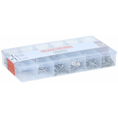 Kit di viti Black & Decker Phillips Legno 332 Pezzi