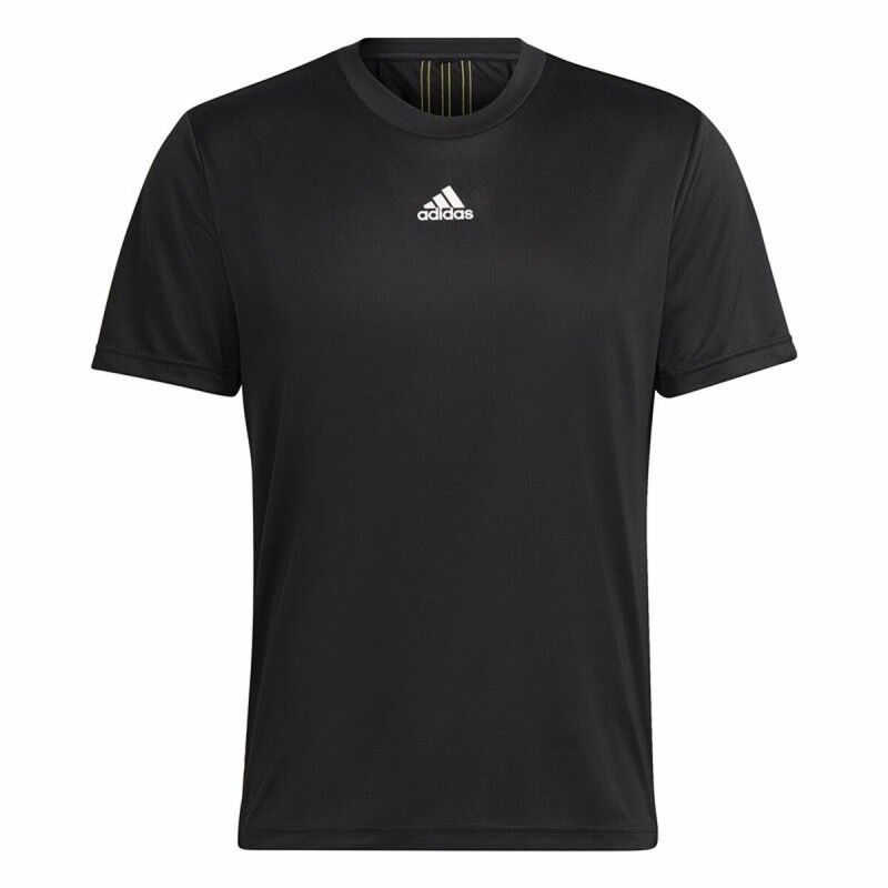 Maglia a Maniche Corte Uomo Adidas Aeroready HIIT Back Nero Maglia a Maniche Corte Uomo Adidas Aeroready HIIT Back Nero