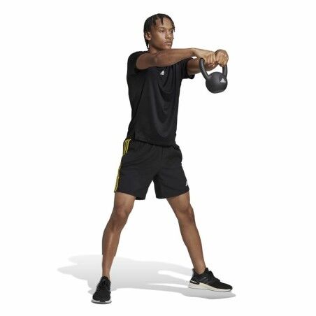 Maglia a Maniche Corte Uomo Adidas Aeroready HIIT Back Nero