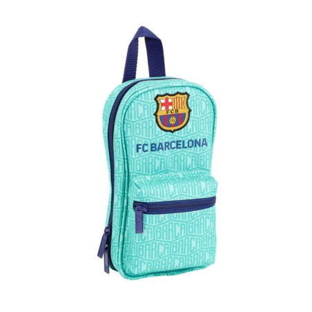 Astuccio Zaino F.C. Barcelona Turchese 12 x 23 x 5 cm 33 Pezzi
