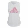 Maglia Smanicata da Donna Adidas AEROREADY Racerback  Bianco
