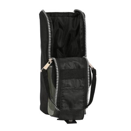 Astuccio Scuola Safta Stone Nero 6 x 21 x 6 cm