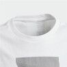 Maglia a Maniche Corte per Bambini Adidas Iron Man Graphic Bianco