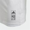 Maglia a Maniche Corte per Bambini Adidas Iron Man Graphic Bianco
