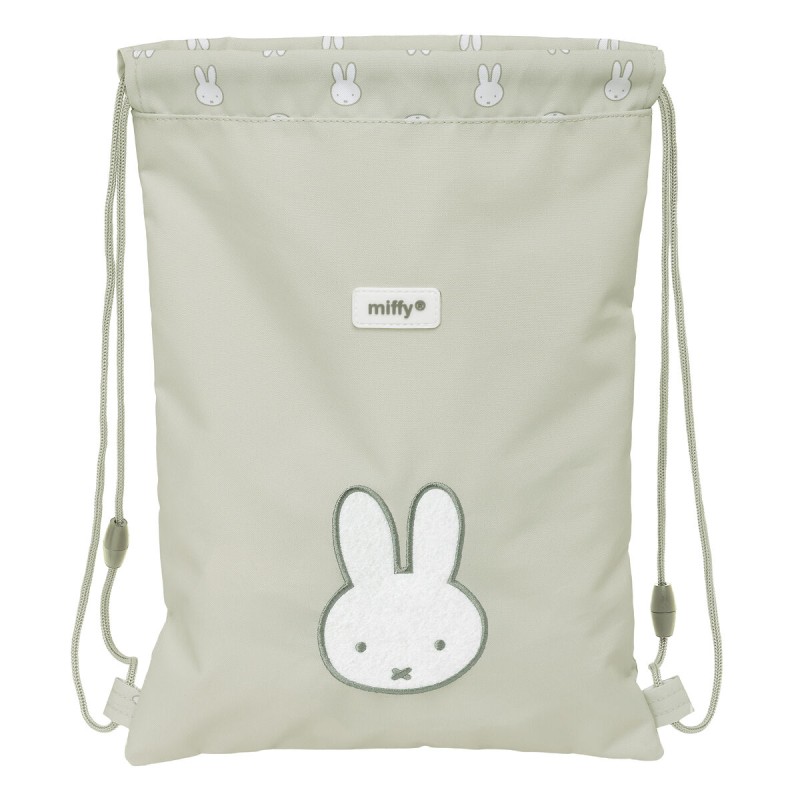 Zainetto con Cordini Miffy Niebla Grigio 26 x 34 x 1 cm Zainetto con Cordini Miffy Niebla Grigio 26 x 34 x 1 cm