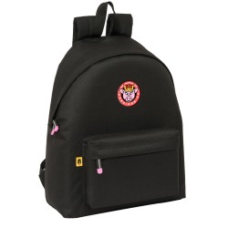 Zaino Scuola Kings League Porcinos Nero 33 x 42 x 15 cm