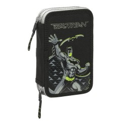 Astuccio Doppio Batman Game over Nero 12.5 x 19.5 x 4 cm Astuccio Doppio 29 Pezzi