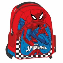 Zaino Scuola Spider-Man Rosso 32 x 15 x 42 cm