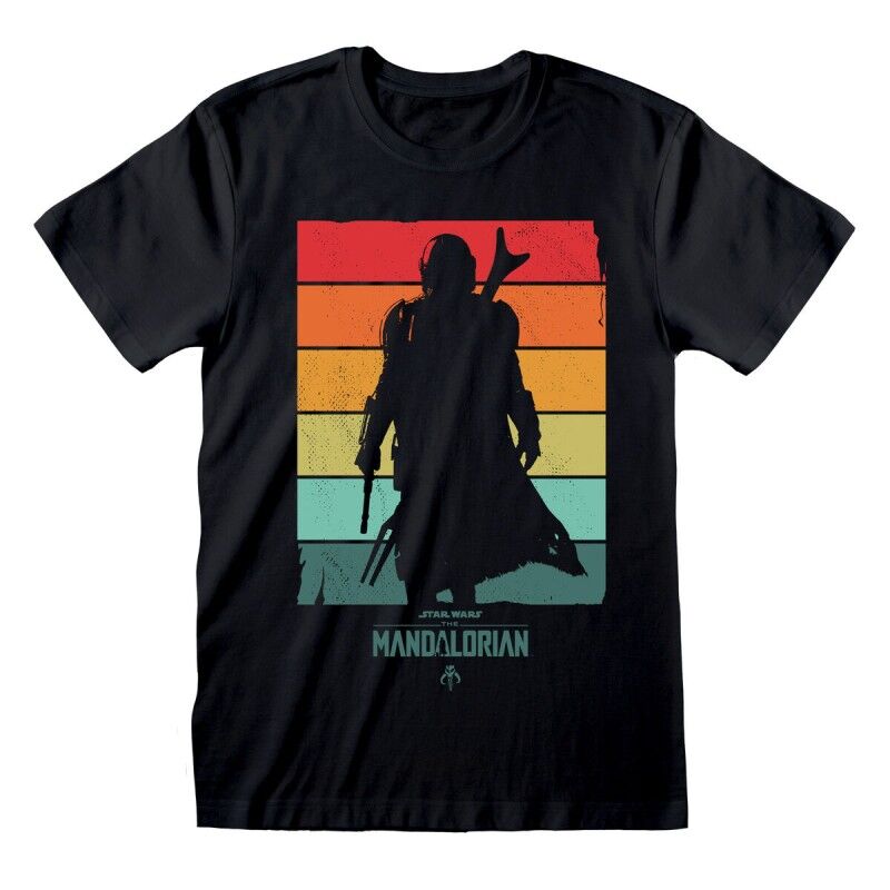 Maglia a Maniche Corte The Mandalorian Spectrum Nero Unisex Maglia a Maniche Corte The Mandalorian Spectrum Nero Unisex