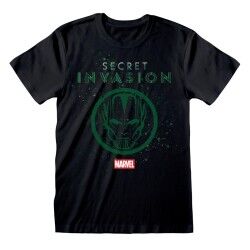 Maglia a Maniche Corte Marvel Logo Icon Nero Unisex