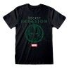 Maglia a Maniche Corte Marvel Logo Icon Nero Unisex