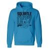 Felpa con Cappuccio Unisex Pokémon Squirtle Line Art Azzurro