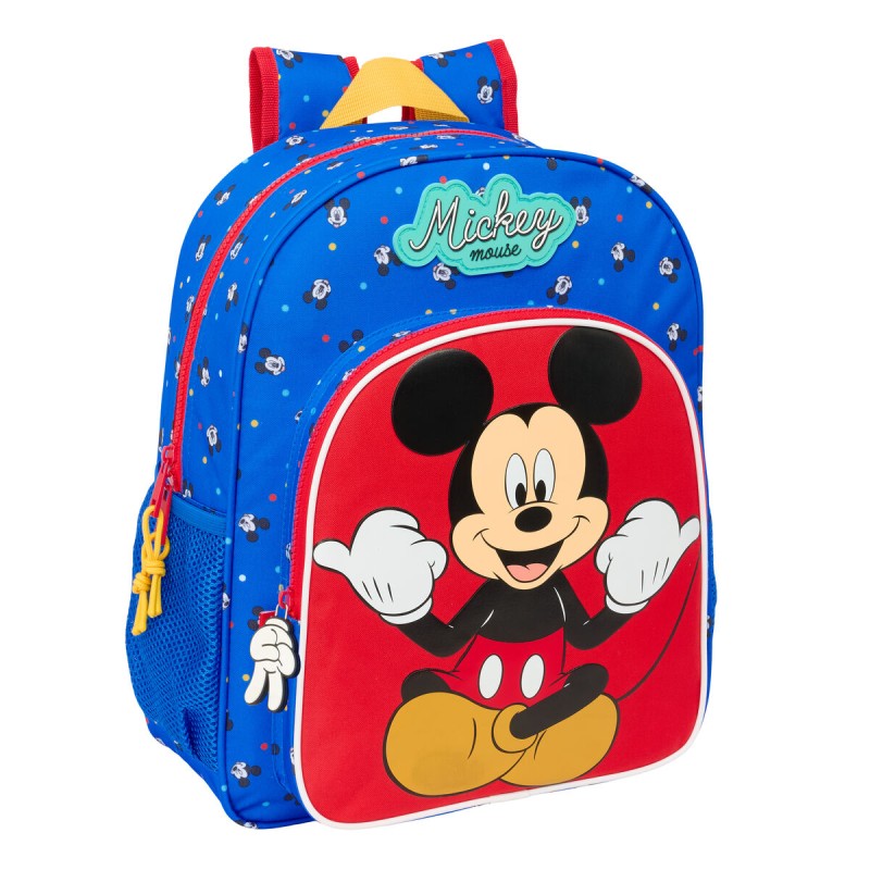 Zaino Scuola Mickey Mouse Clubhouse Good day Azzurro 32 x 38 x 12 cm Zaino Scuola Mickey Mouse Clubhouse Good day Azzurro 32 x 38 x 12 cm