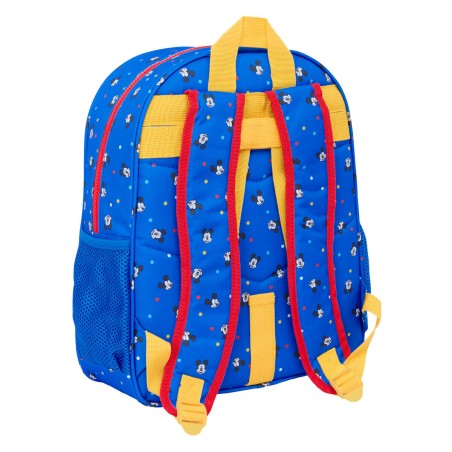 Zaino Scuola Mickey Mouse Clubhouse Good day Azzurro 32 x 38 x 12 cm