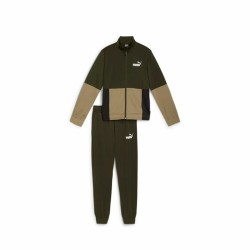 Tuta da Bambini Puma Colorblock Poly Suit Cachi Oliva