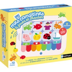 Gioco da Tavolo Nathan Mes comptines a jouer et a chanter