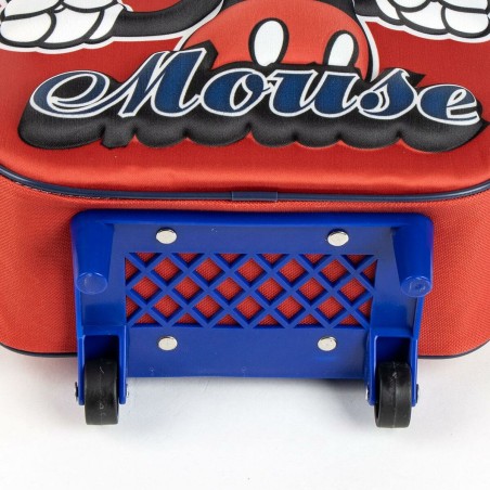 Trolley per la Scuola Mickey Mouse Rosso 25,0 x 31,0 x 10,0 cm 3D