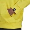 Felpa con Cappuccio Uomo Adidas  Game and Go Big Logo Giallo