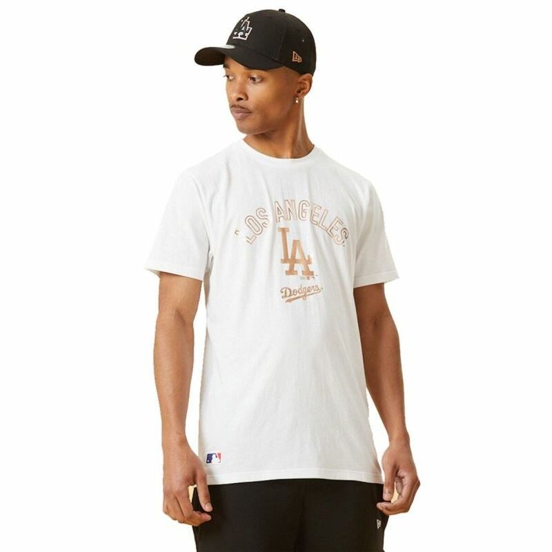 Maglia a Maniche Corte Uomo New Era MLB Metallic Grapich Print Dodger Bianco Maglia a Maniche Corte Uomo New Era MLB Metallic Grapich Print Dodger Bianco