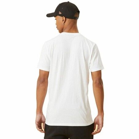 Maglia a Maniche Corte Uomo New Era MLB Metallic Grapich Print Dodger Bianco