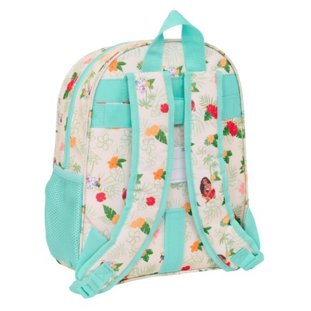 Zaino Scuola Vaiana Azzurro Beige 28 x 34 x 10 cm