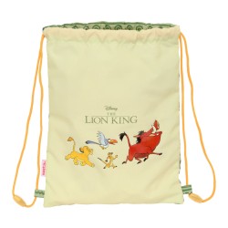 Zainetto con Cordini Mufasa Verde Beige 26 x 34 x 1 cm