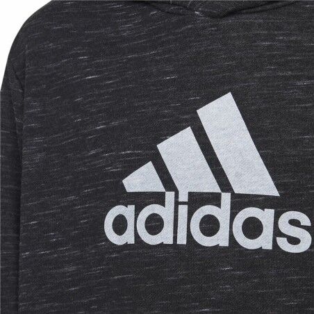 Felpa con Cappuccio Bambino Adidas Future Badge Nero