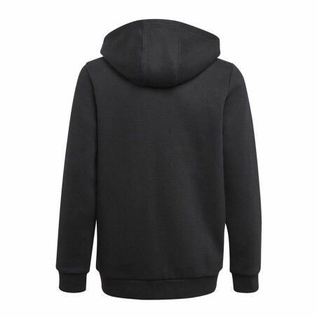 Felpa con Cappuccio da Bambina Adidas Essentials Nero