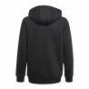 Felpa con Cappuccio da Bambina Adidas Essentials Nero